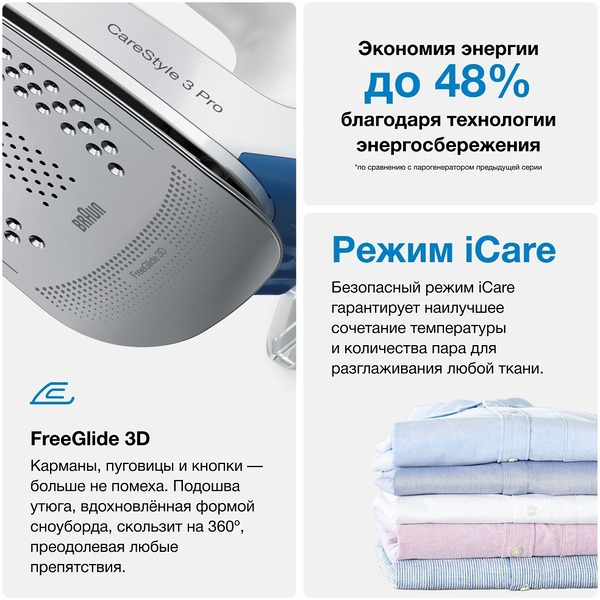 Парогенератор Braun IS3157BL
