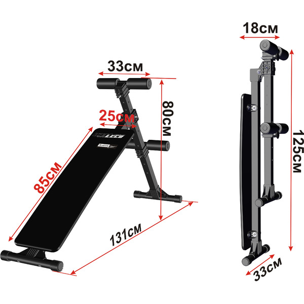 Скамья для пресса прямая Leco Starter гп420