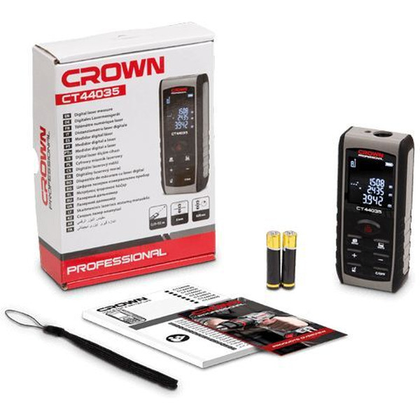 Лазерный дальномер Crown СТ44035