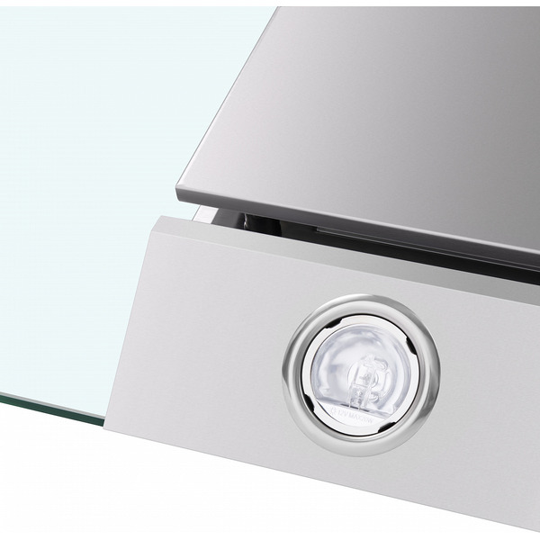 Кухонная вытяжка Maunfeld Gloria 90 (нержавеющая сталь/прозрачное стекло)