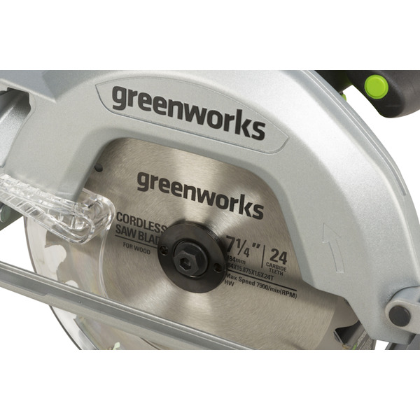 Циркулярная пила Greenworks GD24CS 1500907 (без АКБ и ЗУ)