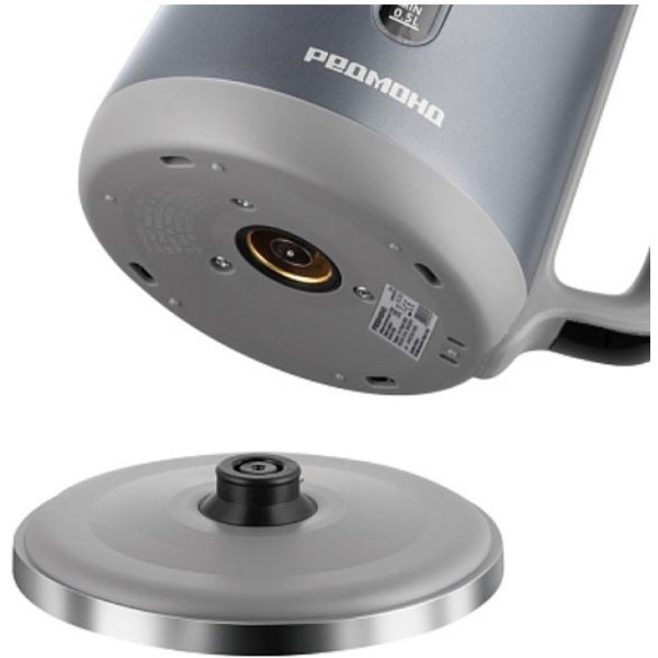 Электрочайник Redmond KM238 (серо-голубой)