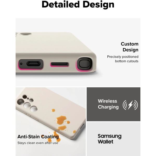 Чехол Ringke SILICONE MAGNETIC для Galaxy S25 Ultra STONE