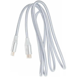 Кабель Cactus CS-HDMI.2.1-1.8 (ver 2.1, 1.8 м, серебристый)
