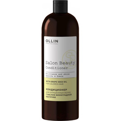 Кондиционер для волос Ollin Professional Salon Beauty для окрашенных волос с маслом виноградной косточки, 1000 мл