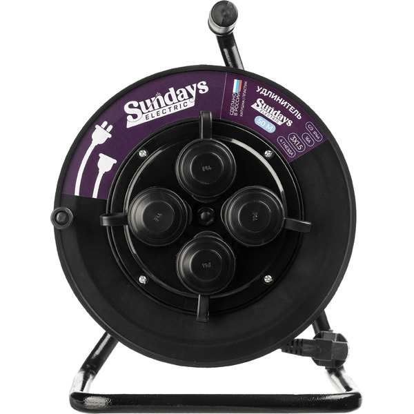 Удлинитель на катушке Sundays Electric УКП4404-3025 (50м)