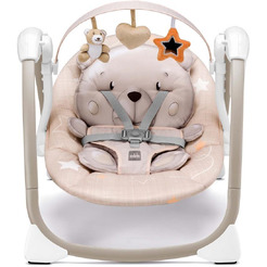 Шезлонг-люлька (качели) CAM MIDI (0-9кг), лунный медведь S352/260