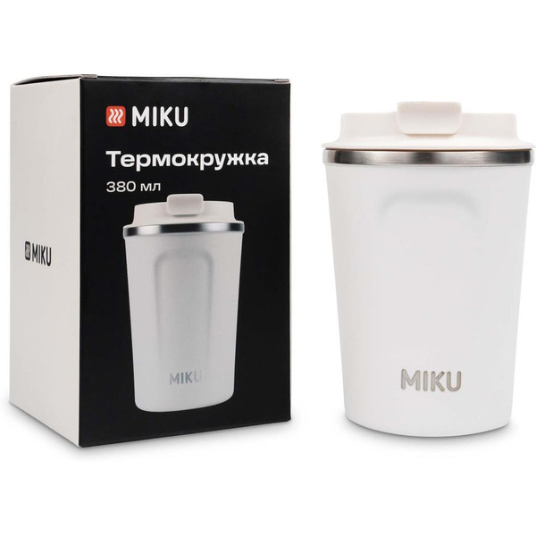 Термокружка MIKU TH-MG-380W (белый)