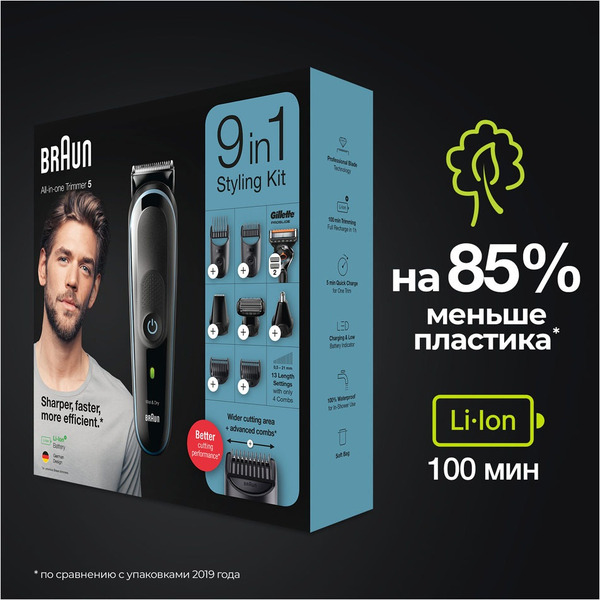 Универсальный триммер Braun MGK5380