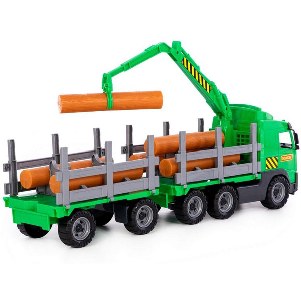 Автомобиль-лесовоз с прицепом Полесье 58348