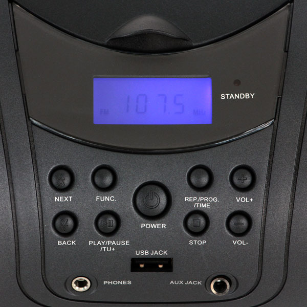 Магнитола TELEFUNKEN TF-CSRP3499BGRB (серый с черным)