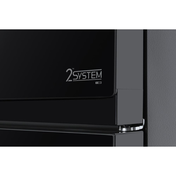 Холодильник Hyundai CM5005F (черное стекло)