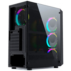 Корпус Powercase Mistral Z4 Mesh LED CMIZB-L4