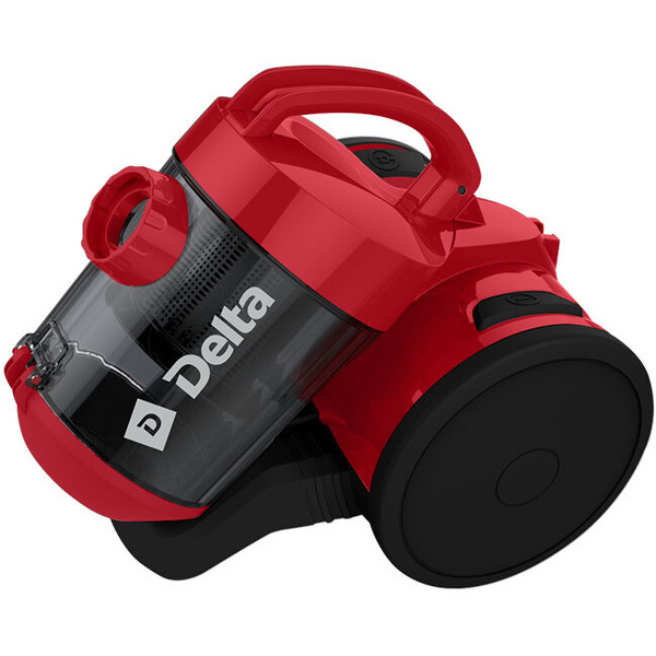 Пылесос DELTA DL-0829 (черный/красный)