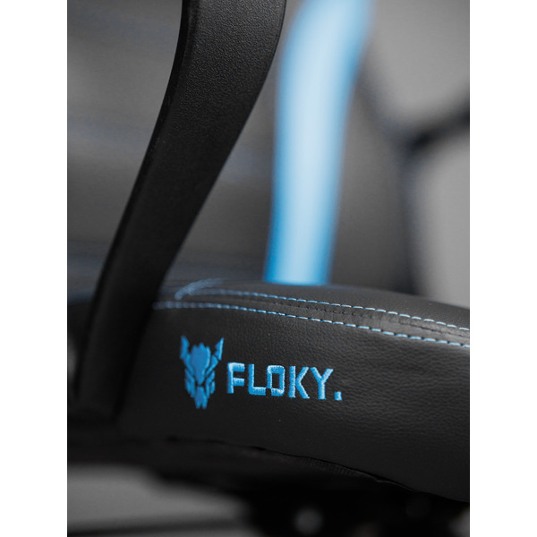 Кресло компьютерное FLOKY VIBE Aqua-Black