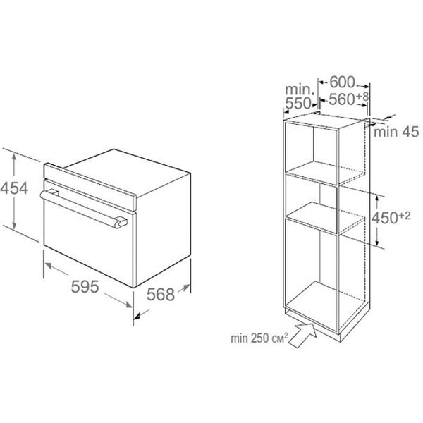 Духовой шкаф MIDEA TF944EG9-WH