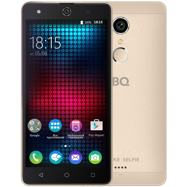 Смартфон BQ-Mobile BQS-5050 Strike Selfie Золотой