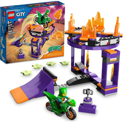 Конструктор LEGO City 60359 Испытание каскадеров с трамплином и кольцом