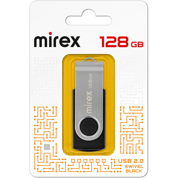 USB Flash Mirex Color Blade Swivel Rubber 2.0 128GB 13600-FMURS128
