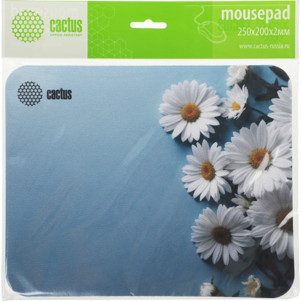 Коврик для мыши CACTUS Daisies CS-MPC-D07S