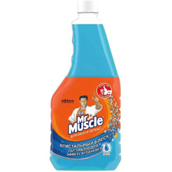 Чистящее средство для мытья окон и зеркал Mr. Muscle "После дождя" сменная бутылка 530 мл