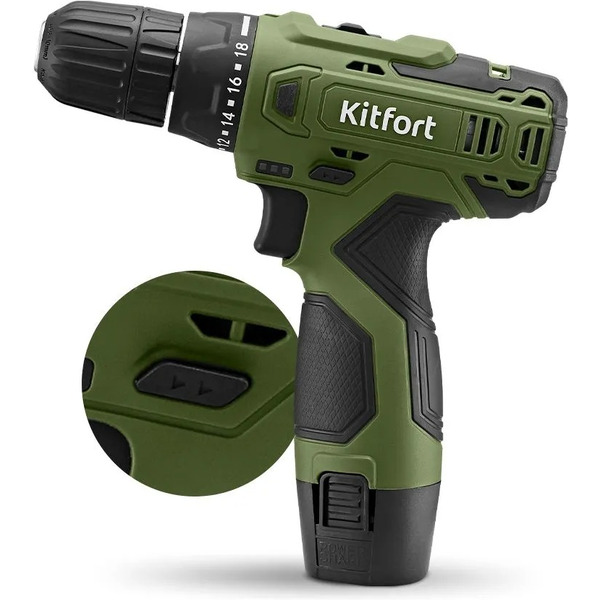 Дрель-шуруповерт Kitfort КТ-6503