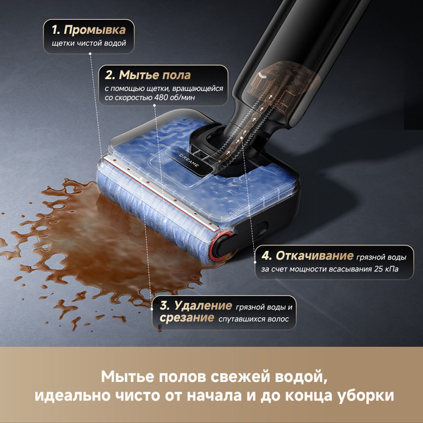 Пылесос Dreame G12 Wet and Dry Vacuum HHR32A