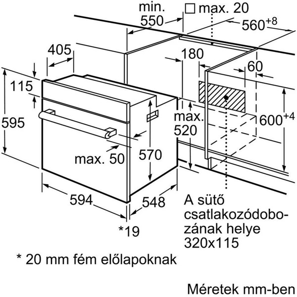 Духовой шкаф Bosch HBF114BS1