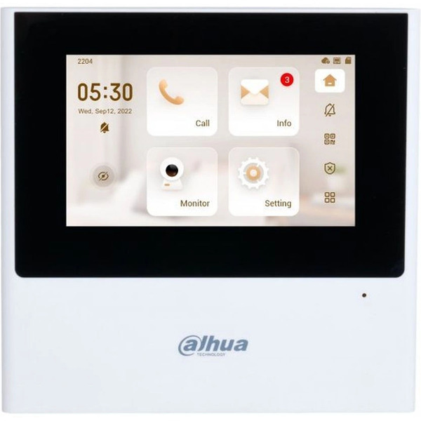 Видеодомофон Dahua DHI-VTH2611L-WP