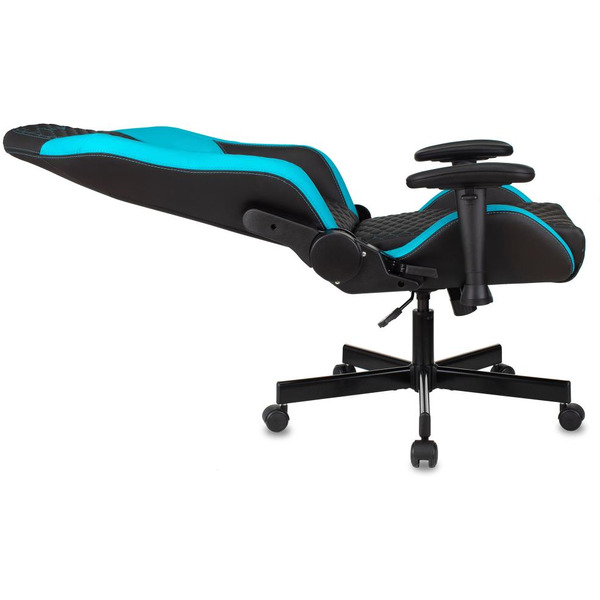 Кресло игровое Knight Neon (1717271) черный/голубой