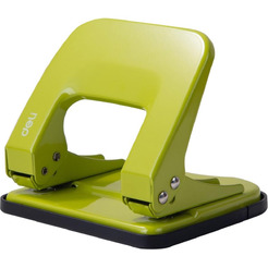 Дырокол Deli Rio 0137 20 листов (зеленый)