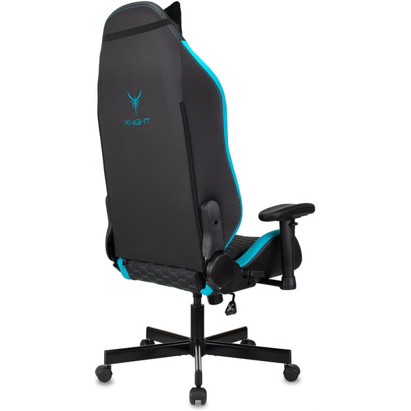 Кресло игровое Knight Neon (1717271) черный/голубой