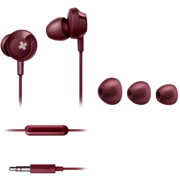Наушники с микрофоном PHILIPS SHE4305RD