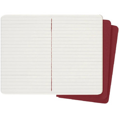 Блокнот Moleskine Cahier Journal CH111 (клюквенный) 3 шт