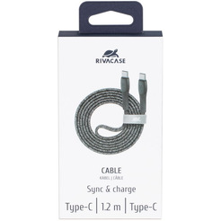 Кабель Rivacase PS6105 GR12 (серый)