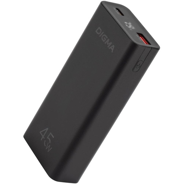 Мобильный аккумулятор Digma DGPF10E 10000mAh (черный)
