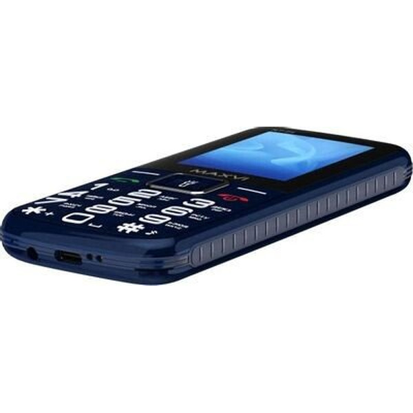 Кнопочный телефон Maxvi RT-04 (синий)