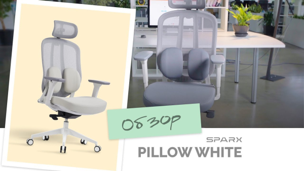 Офисное кресло SPARX FT-18-1 Pillow White (бежевый)