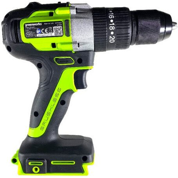 Ударная дрель-шуруповерт Greenworks GD24DD60 3704107CUA