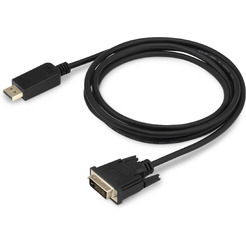 Кабель Buro 1.1v DisplayPort (m)/DVI-D (Dual Link) (2м, черный)