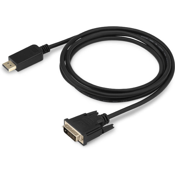 Кабель Buro 1.1v DisplayPort (m)/DVI-D (Dual Link) (2м, черный)