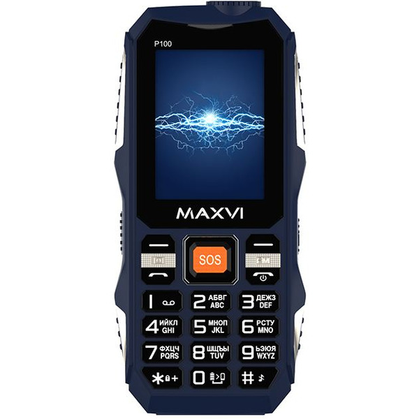 Мобильный телефон Maxvi P100 (синий)