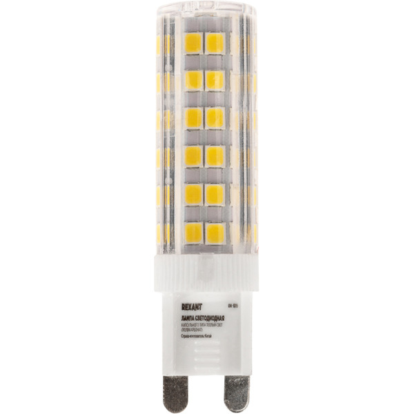 Лампа светодиодная капсульного типа REXANT 604-5015 JD-CORN G9 230В 5Вт 2700K (поликарбонат)