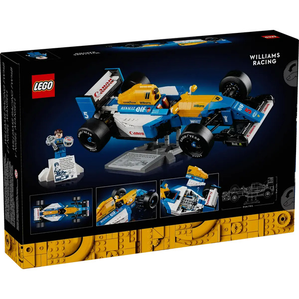 Конструктор LEGO Icons 10353 Гоночная машина Williams Racing FW14B & Nigel Mansell