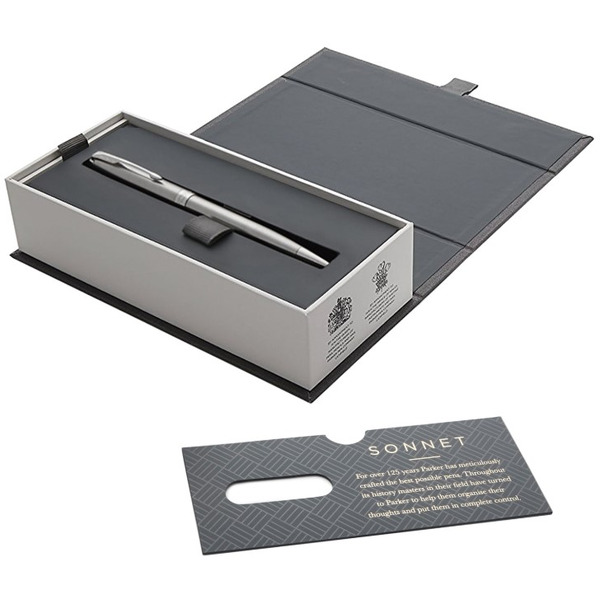 Ручка шариковая Sonnet Core Stainless Steel CT PARKER 142367 / 1931512