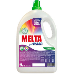 Гель для стирки Melta Для цветного белья 6л