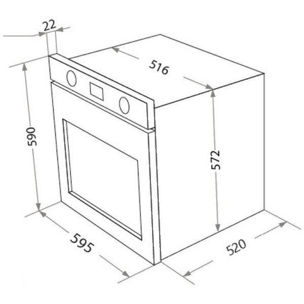 Духовой шкаф HOMSair OEM657BK