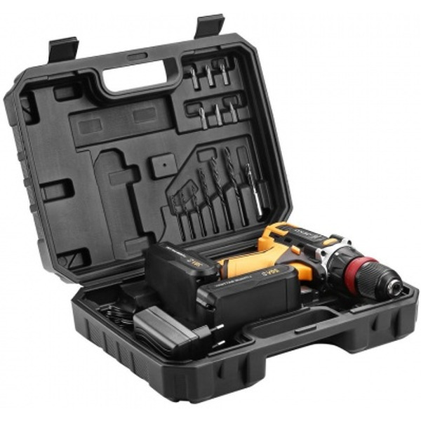 Дрель-шуруповерт Deko DKCD20FU-Li SET 3 (063-4177) с 2-мя АКБ