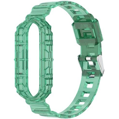 Ремешок Bingo Transparent для XIAOMI Mi Band 5/6/7/AMAZFIT Band 5 (зеленый)