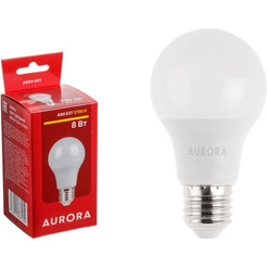 Лампа светодиодная AURORA СТАНДАРТ E27 A60  8Вт 230В  2700K (A200-001)